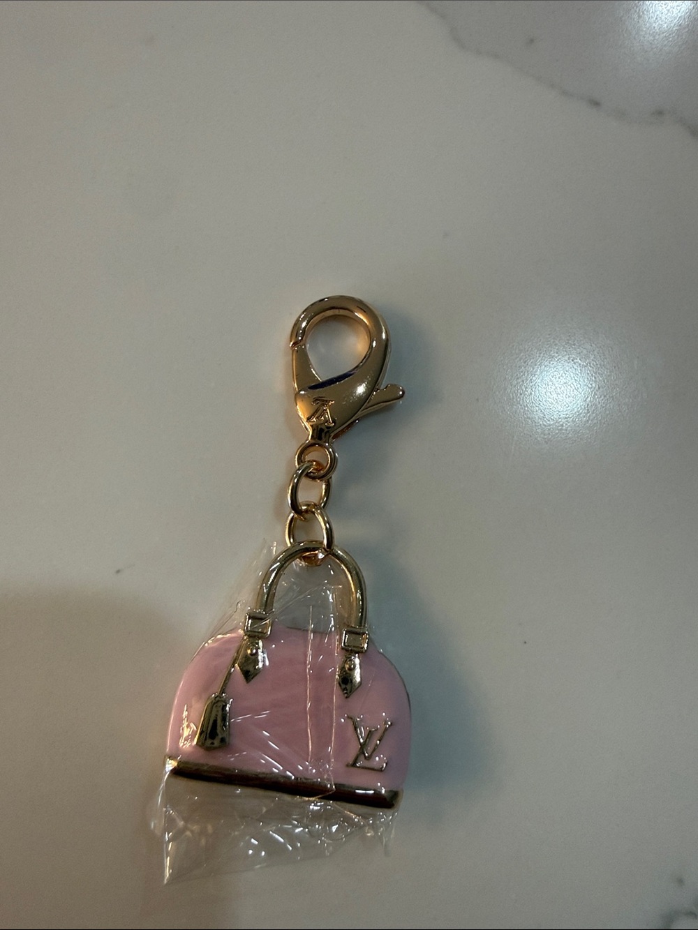 Mini Pink Fashion Bag, Bag Charm